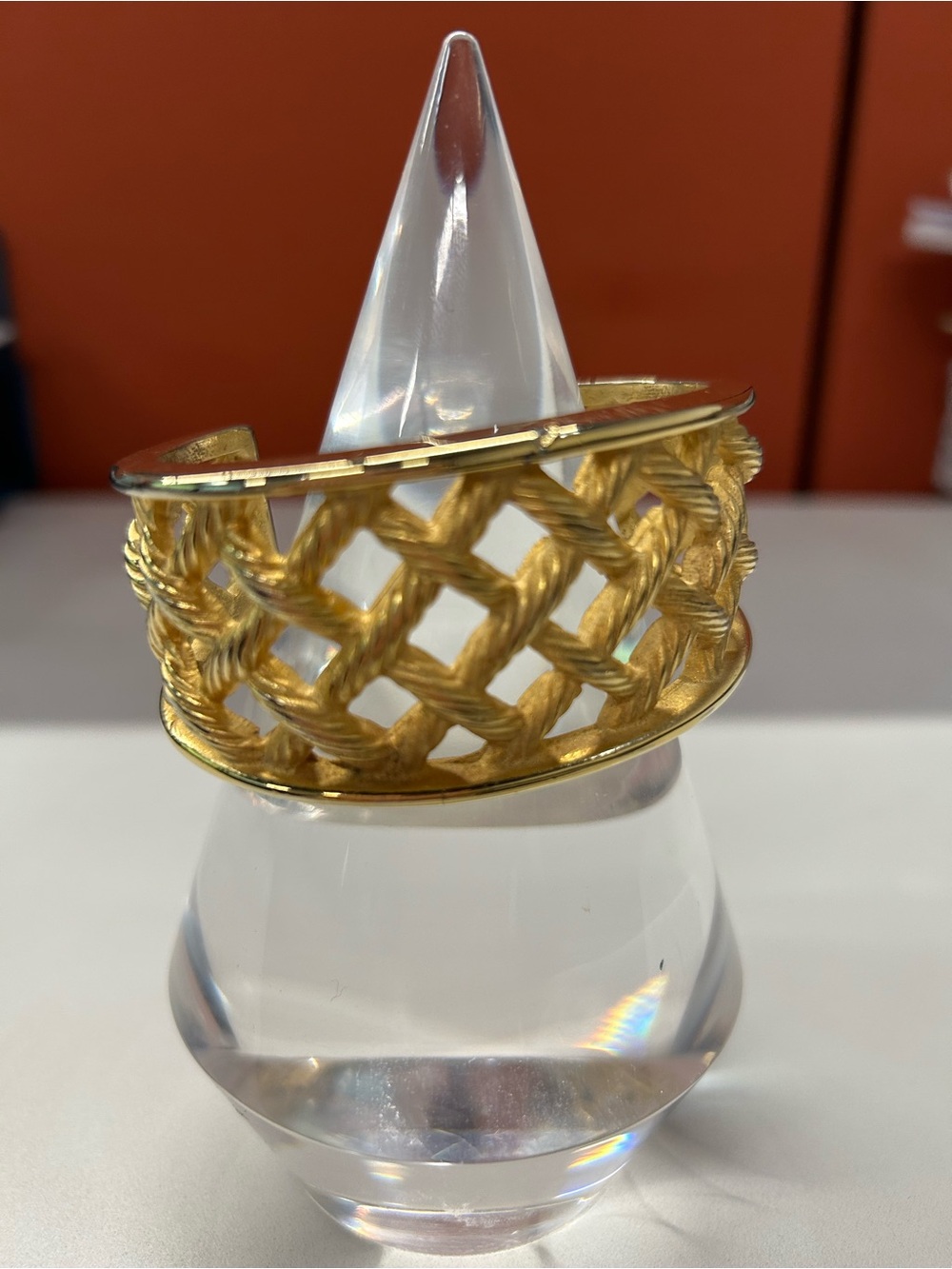 Erwin Pearl gold plated cuff. Fantastic!